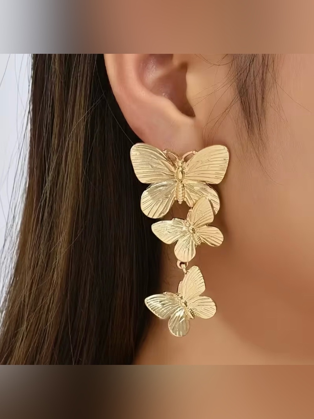 Butterfly Dangle Earrings New